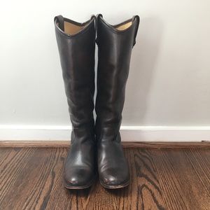 Gently Used Melissa Button Frye Boots